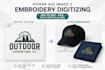 digitize logo for embroidery dst pes and emb files