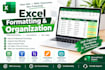 create, format and organize excel spreadsheets