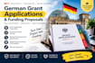 prepare german grant applications and funding proposals