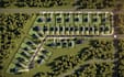 create 3d site plan layout, real estate housing rendering, community park layout
