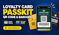 design custom loyalty card passkit qr code barcode apple wallet google wallet