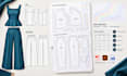 create custom digital sewing patterns, garment patterns and PDF patterns