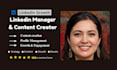 be your linkedin manager and content creatior
