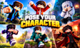 create custom minecraft character poses for thumbnails and artwork