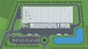 design warehouse site plan, logistics hub and distribution center layout
