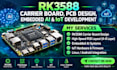 do rk3588 carrier board, pcb design, embedded ai and iot development