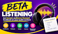 beta listen audiobook, podcast, script, course, manuscript or ebook