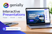 create an interactive genially presentation and elearning course