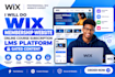 do wix membership website online course subscription lms platform gated