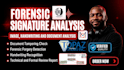 do forensic signature verification and forgery document, image analysis reports