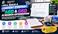 build a content strategy for aeo and GEO ai search optimization