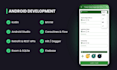 develop a native android app using kotlin