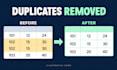 clean and merge your excel and CSV files
