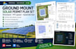 design ground mount solar permit plan set structural pv layout and autocad sld