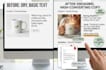 do copywriting, editing, translation, graphic designs
