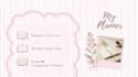 design a cute aesthetic study planner in canva