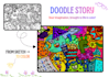 create custom hand drawn doodle art illustrations