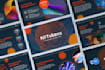 design a web3 crypto blockchain nft ai pitch deck presentation