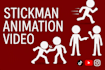 create a professional 2d stickman animation or stick figure explainer video