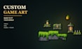 custom 2d pixel art game assets