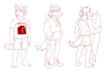 fursona ref sheet furry ref sheet furry reference sheet anthro ref sheet sfw oc