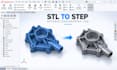 reverse engineer stl 3d scan mesh to step replacement parts solidworks cad model