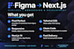 convert figma to nextjs tailwind website