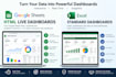 create interactive excel, google sheets and HTML dashboards