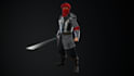 create realistic game ready 3d character with rigging and animations