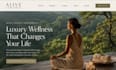 design squarespace pilates studio website online class booking fitness website
