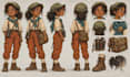 create a character reference sheet