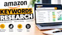 research amazon search terms for your product and niche