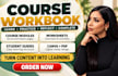 design a professional workbook for your online course