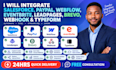 integrate salesforce paypal webflow eventbrite leadpages brevo webhook typeform