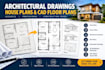 create professional architectural drawings, house plans, cad floor plans