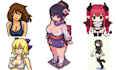 create pixel art game assets, character sprites 2d game art pixel art animation