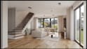 create cinematic ai architectural visualization and 3d render