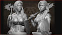 create custom 3d character sculptures and detailed digital sculpts