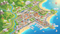 design a custom tourist map, travel map, city map and destination map