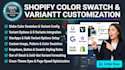 setup color swatch customization via globo variant options hulk starapps rubik