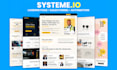 setup systeme io sales funnel landing page systeme io website systeme io funnel