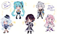 draw anime sketches and chibis