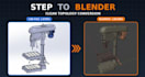 convert stepfile to blender file