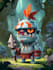 draw 2d game character illustration
