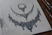 do draw a jewelry design, illustration