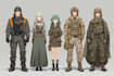 create military themed or tactical character illustration