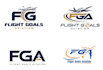 design a custom modern aviation logo