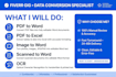 convert pdf to editable words