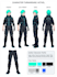 design an anime character reference sheet with ai