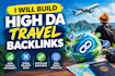 build high da travel backlinks